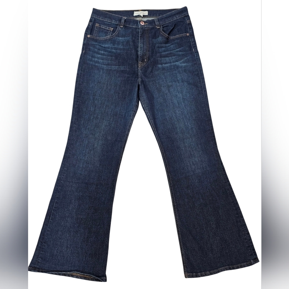 Current/Elliott Women's Dark Indigo Flare Jeansn Size 32
